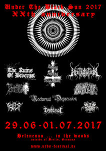 Under The Black Sun Flyer 2017